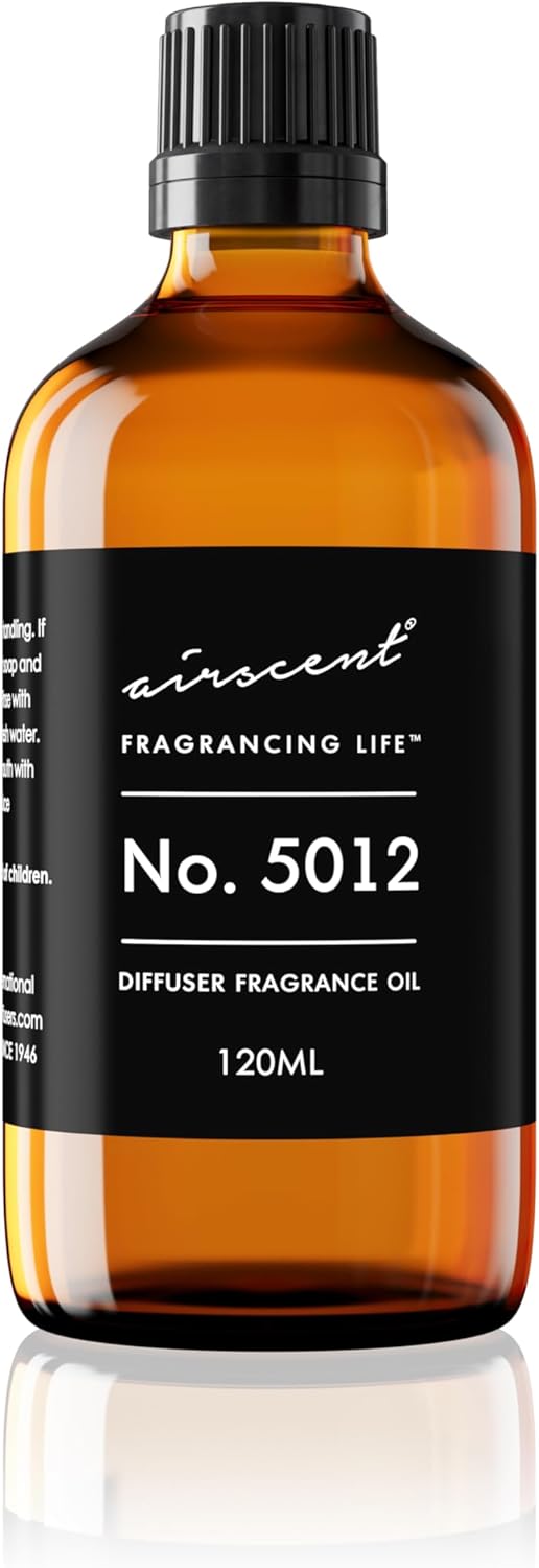 AirScent No. 5012 Perfume Dupe Diffuser Oil - Sandalwood Honey Pomelo - Premium Fragrance Oil Blend for Ultrasonic and Waterless Diffusers and Crafting - 120 mL, 4 fl oz
