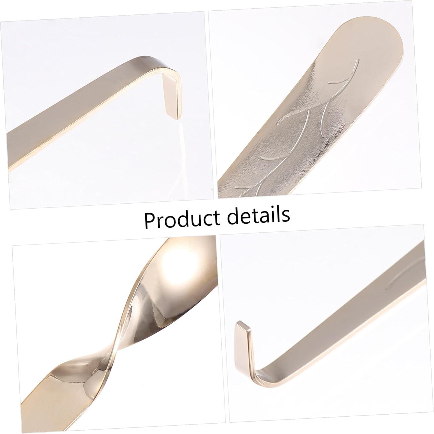 Angoily 2PCS Candle Wick Hook Set Stainless Steel Candle Accessories Wick Trimmer and Snuffer Tools for Safe and Extinguishing