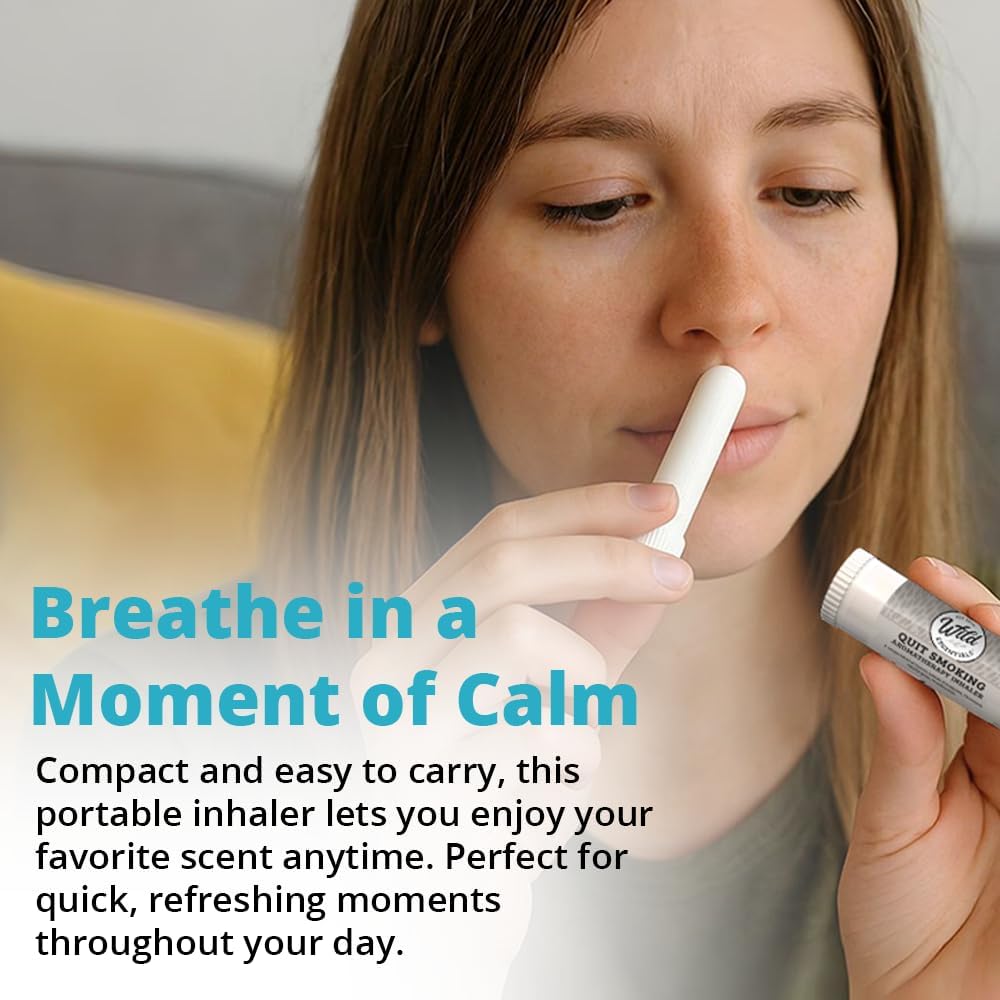 Zen Essential Oil 2-Pack – Roll-On & Inhaler for Relaxation, Meditation & Yoga | Wild Essentials Aromatherapy Blend
