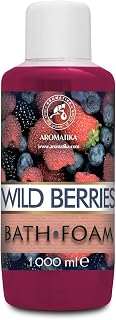 Bath Foam Wild Berries - 34 Fl Oz (1000ml) - Body Care - Good Sleep - Beauty - Bathing - Body Care - Wellness - Relax - Aromatherapy - Spa - Bubble Baths