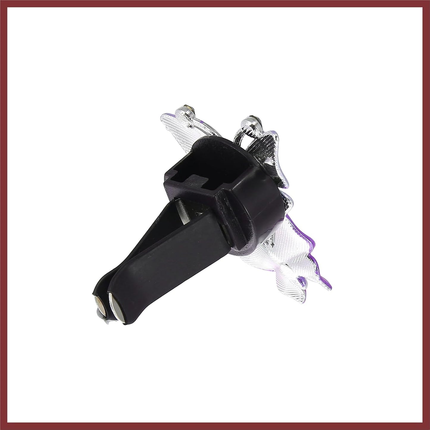 Car Butterfly Shape Clips for Air Conditioner Outlet Vent Decorations Clip Purple 4 Pcs Replace Parts