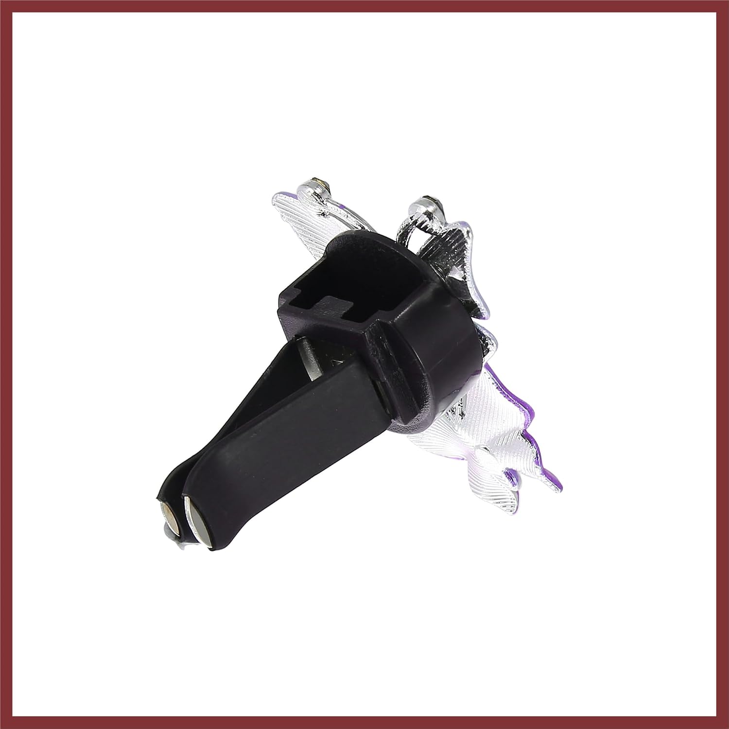 Car Butterfly Shape Clips for Air Conditioner Outlet Vent Decorations Clip Purple 4 Pcs Replace Parts