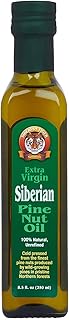 Extra Virgin Siberian Pine Nut Oil, 8.5 oz. Bottle - Premium Quality, Unrefined, 100% Natural - Supports Healthy Digestion and Overall Wellness