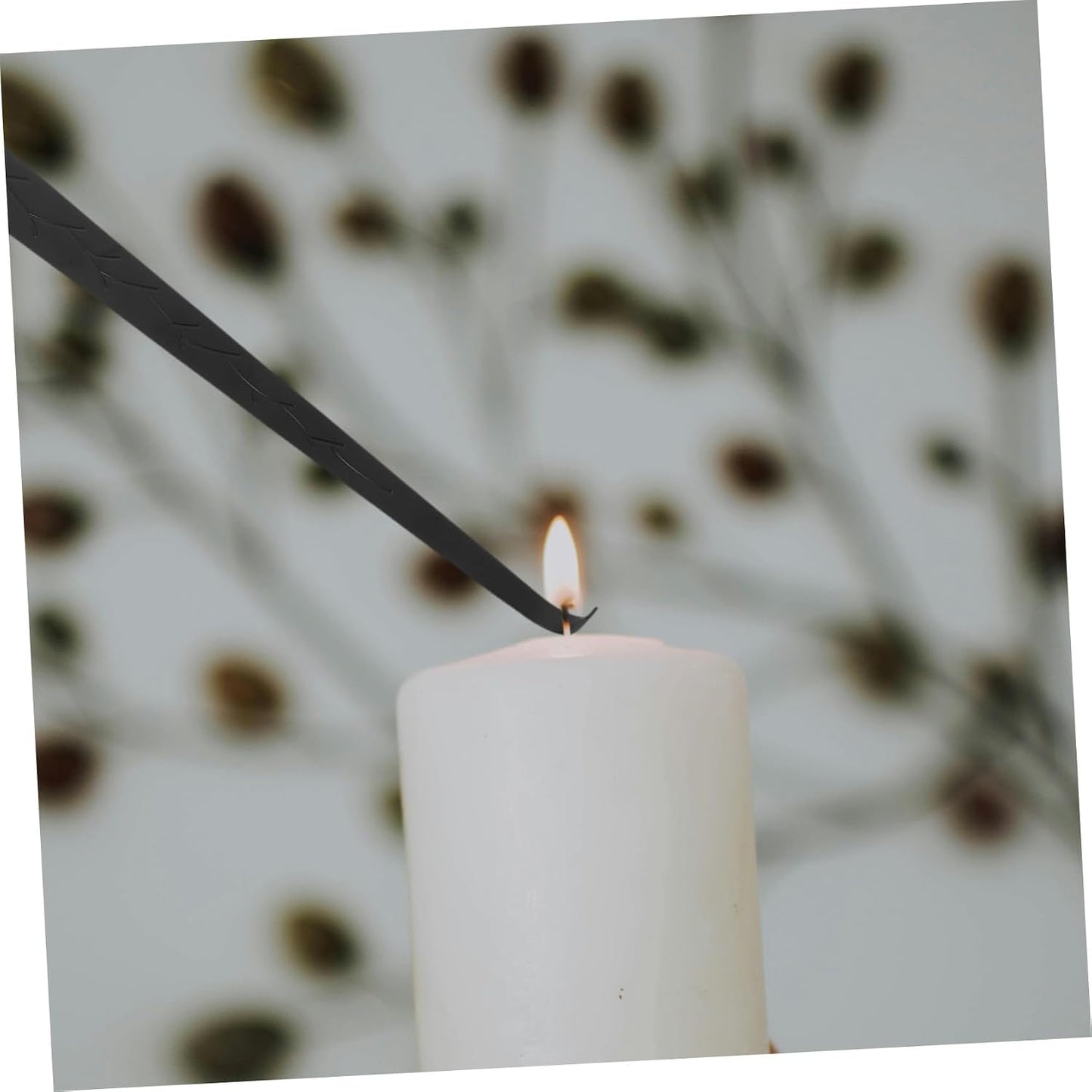 PRETYZOOM 2Pcs Black Candle Wick Hooks Set Snuffer Hook and Extinguisher for Safe Wick Flame Management Sturdy Accessory for Candle Lovers