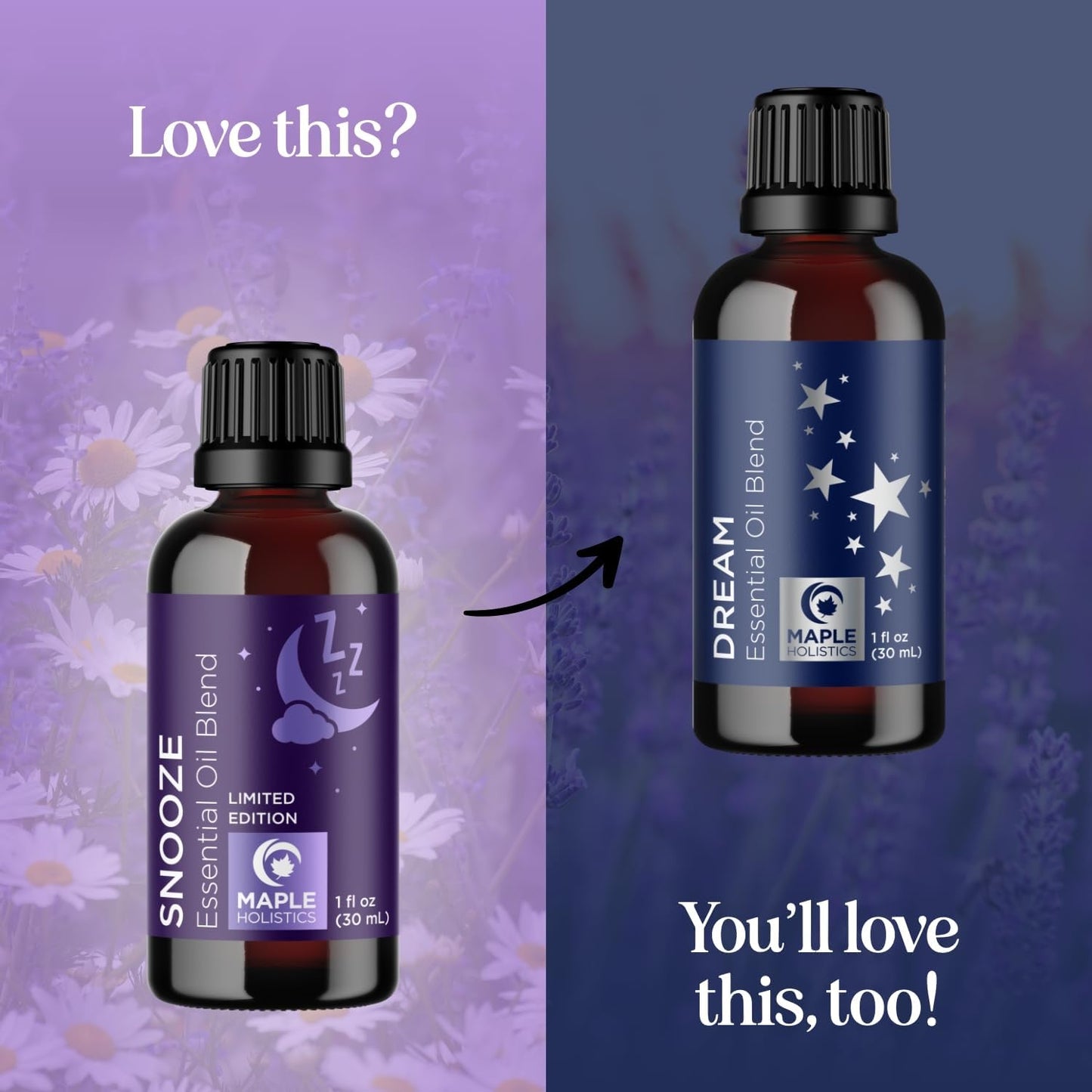 Sleep Essential Oil Blend for Diffuser - Snooze Blend Essential Oil for Sleep with Lavender Roman Chamomile Cedarwood and More - Aromatherapy Oil Blend for Peaceful Nighttime Relaxation
