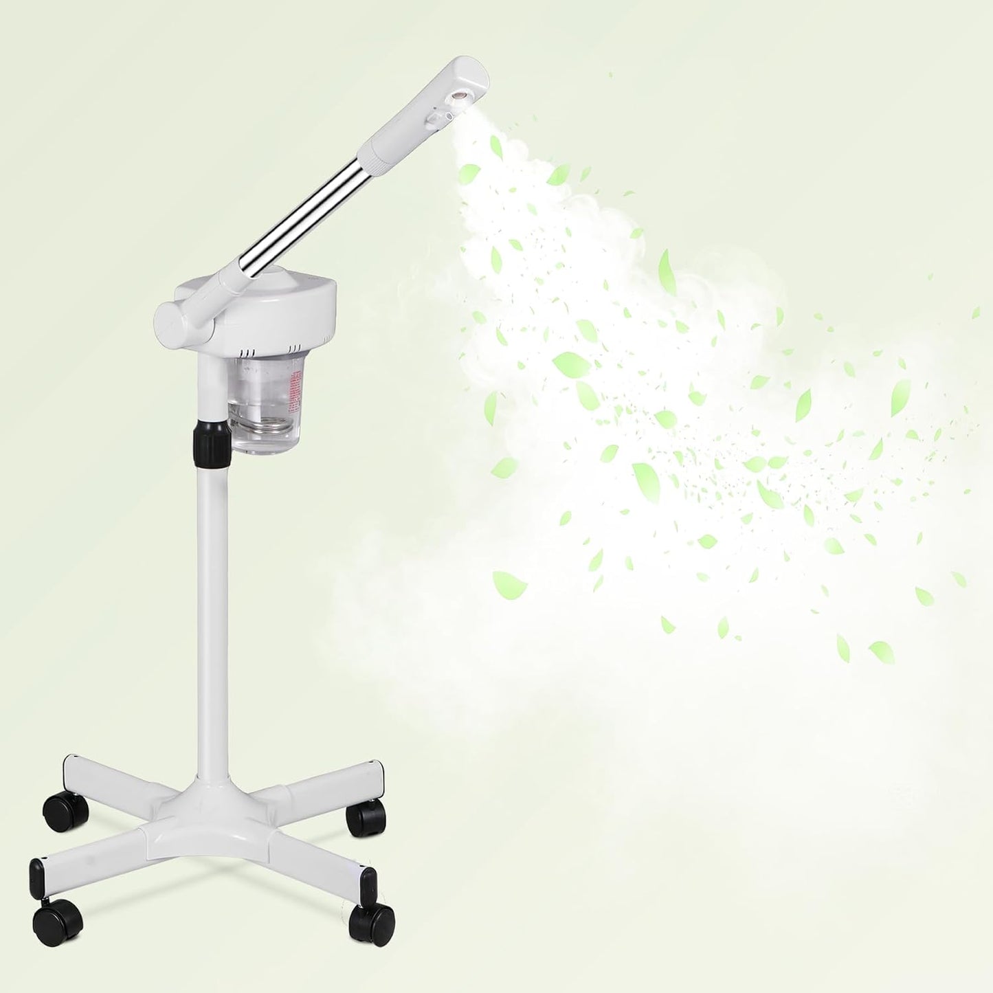 Nova Microdermabrasion Professional Facial Steamer On Wheels Ionic Ozone with Hot Mist Function Stand Facial Steamer for Personal Home Salon Spa Skin Cleaning #2