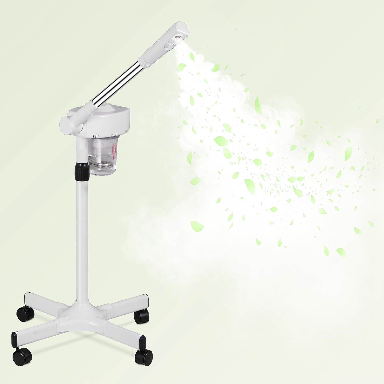 Nova Microdermabrasion Professional Facial Steamer On Wheels Ionic Ozone with Hot Mist Function Stand Facial Steamer for Personal Home Salon Spa Skin Cleaning #2