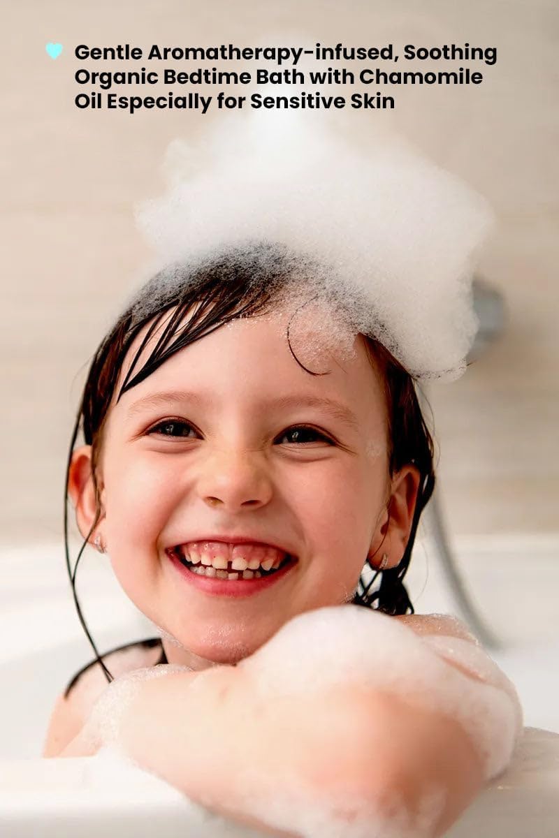 BioLove Bath Foam Bubble Bath Baby wash Care, Relaxing Foaming Bath, Bubble Bath for Babies Kids,Made with Essential Oils, Vegan Sulfate-Free Formula, 250 ml (8.4 oz,Chamomile,Orange, Star Anise