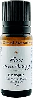 Eucalyptus Essential Oil 10ml – 100% Pure Eucalyptus globulus – Steam Distilled – GC/MS Tested – Clarifying & Fresh Aroma – Professional Clinical Aromatherapy Quality – Fleur Aromatherapy