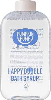 PUMPKINPUMP Happy Bubble Bath Syrup, 16.9 fl. oz, 8 Types hyaluronic Acid, Suitable for Sensitive Skin