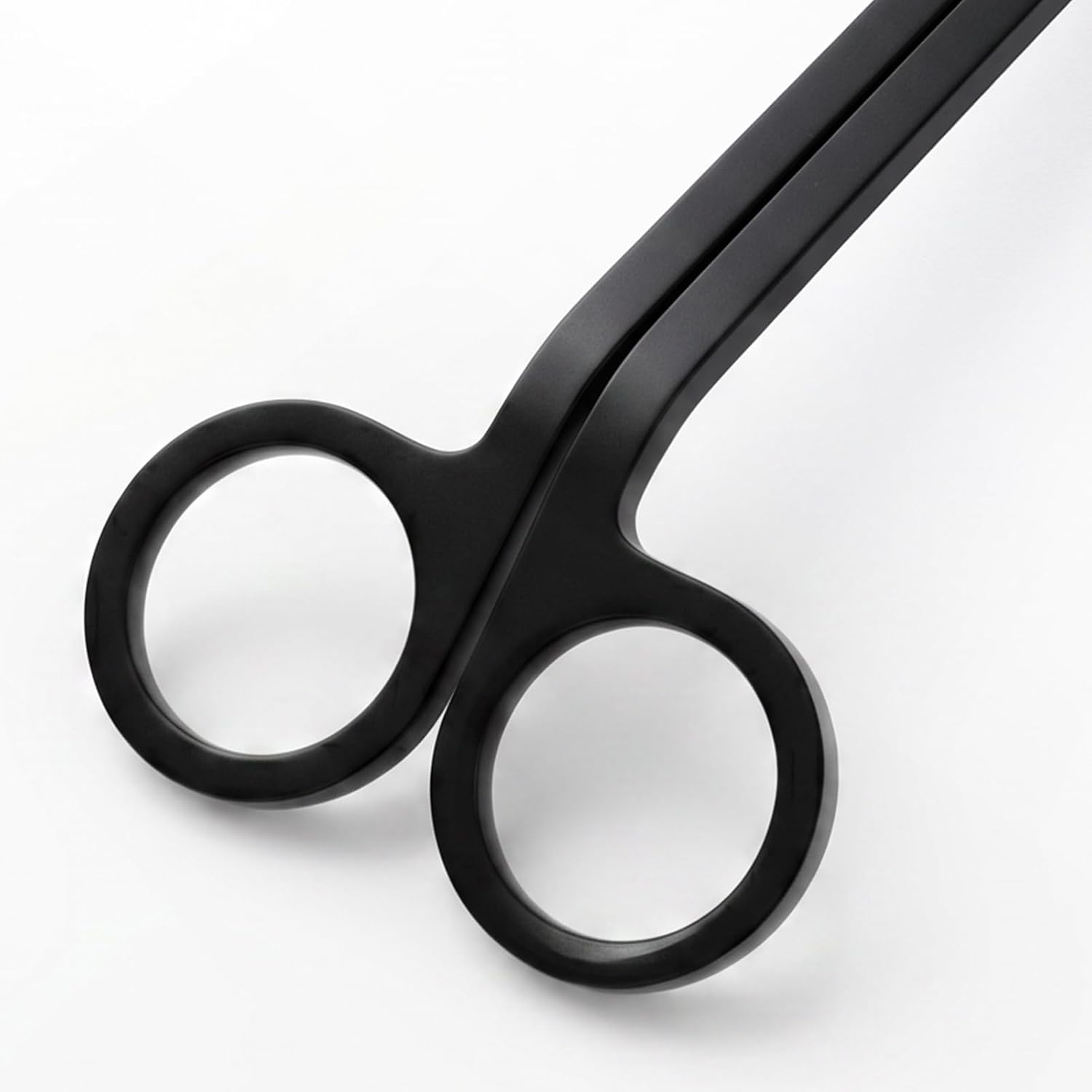 CHEFBEE Candle Wick Trimmer, Black Polished Stainless Steel Wick Clipper Cutter, Scissors, Reaches Deep Into Candles to Cut Spent Cord, Allow Cleaner Burn and Prevent Soot Buildup