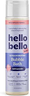 Hello Bello Ultra-Hydrating Baby Bubble Bath, Soft Lavender Scented, Tear Free & Safe for Sensitive Skin, 10oz Bottle