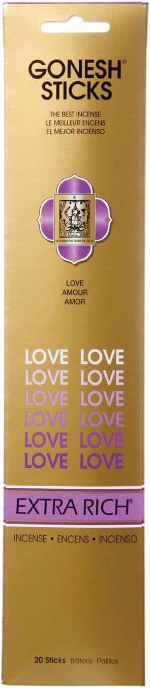 Gonesh GOXRLO Extra Rich Collection Love Incense Sticks