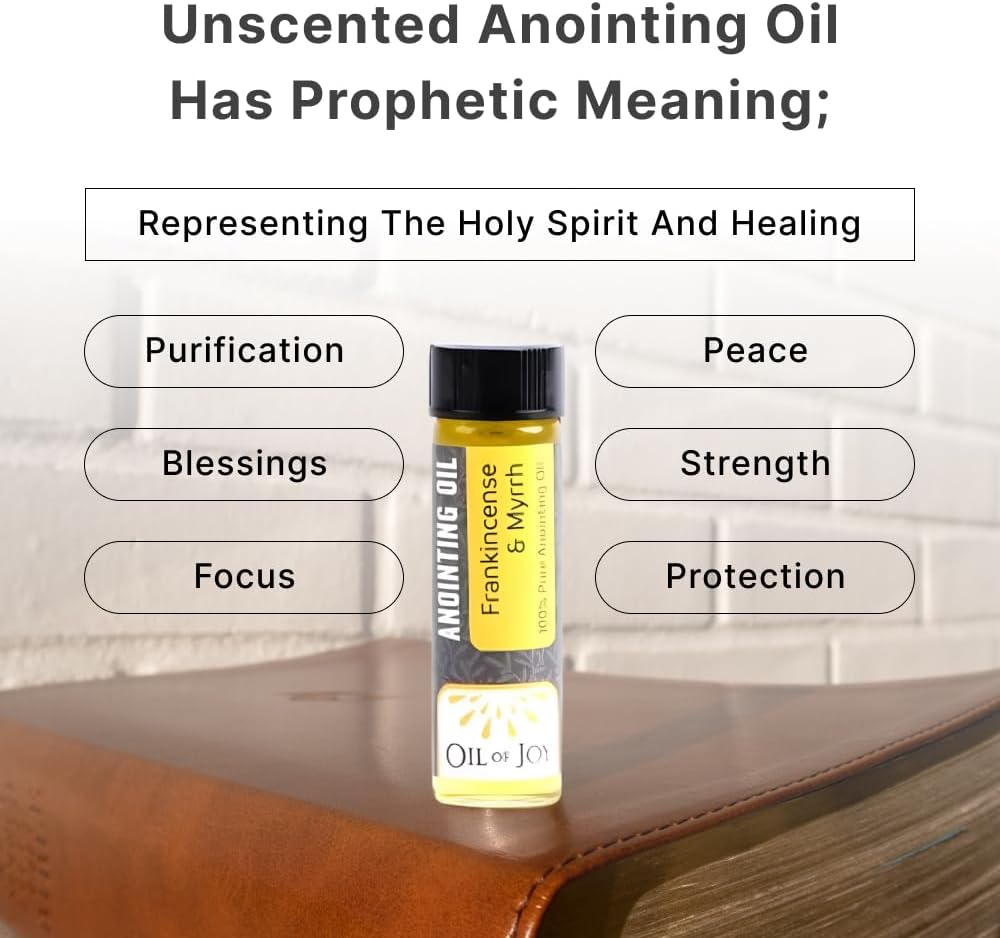 Swanson Christian Products Anointing Oil - Frankincense and Myrrh - 1/4 Ounce - Package of 6