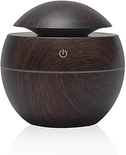 7 Colour LED Air Diffuser & Humidifier with Aromatic Essential Oil Feature | 130ml Ultrasonic Cool Mist | Auto Shut-Off | Aromatherapy Diffuser for Home, Office, Spa and More!