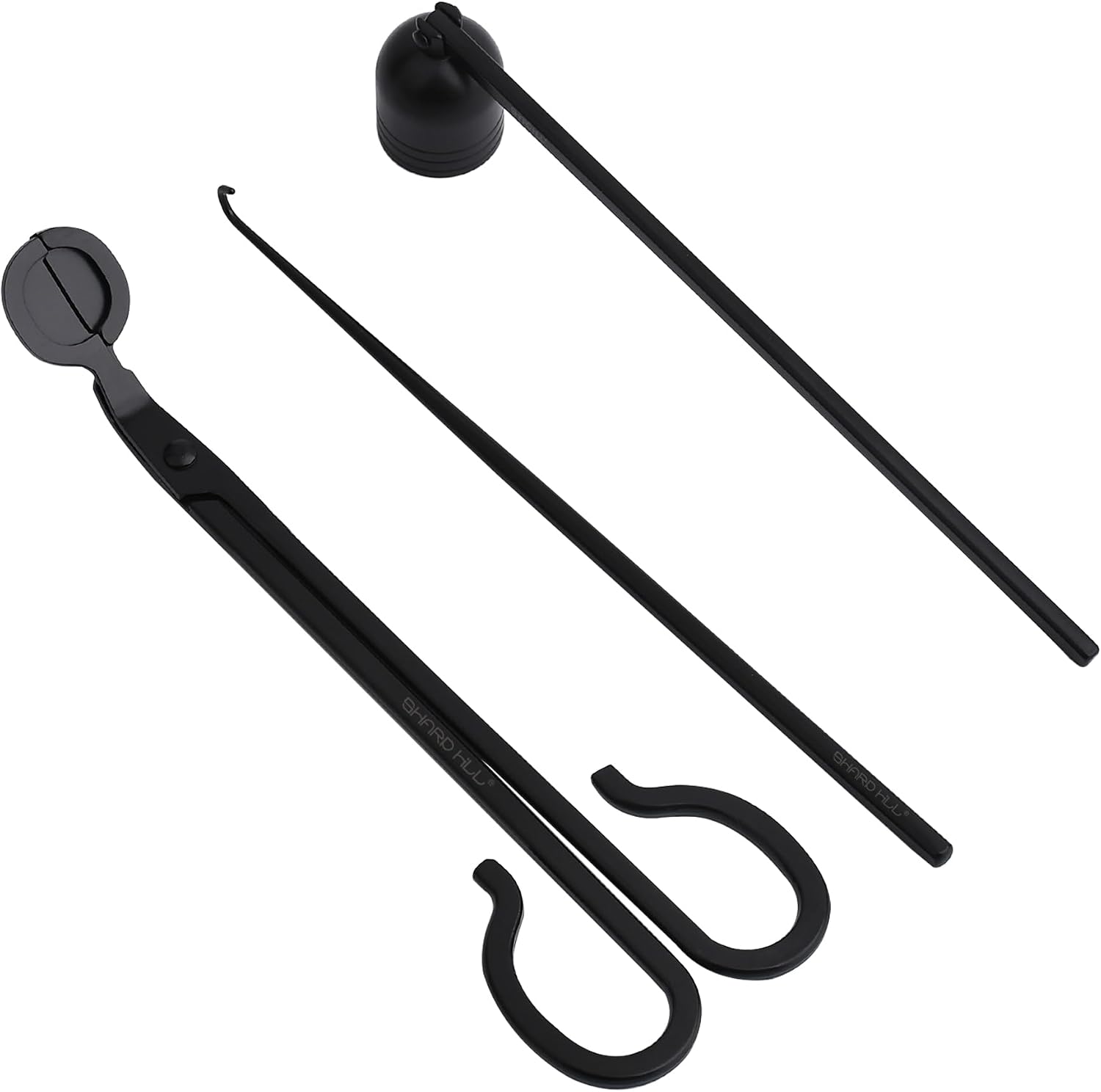 Candle Wick Trimmer Candle Snuffer Extinguisher Candle Wick Dipper Candle Scissor Wick Cutter 3 in 1 Candle Accessory Set with Storage Pouch Candle Care Kit Candle Gift Set for Candle Lovers