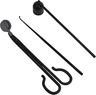 Candle Wick Trimmer Candle Snuffer Extinguisher Candle Wick Dipper Candle Scissor Wick Cutter 3 in 1 Candle Accessory Set with Storage Pouch Candle Care Kit Candle Gift Set for Candle Lovers