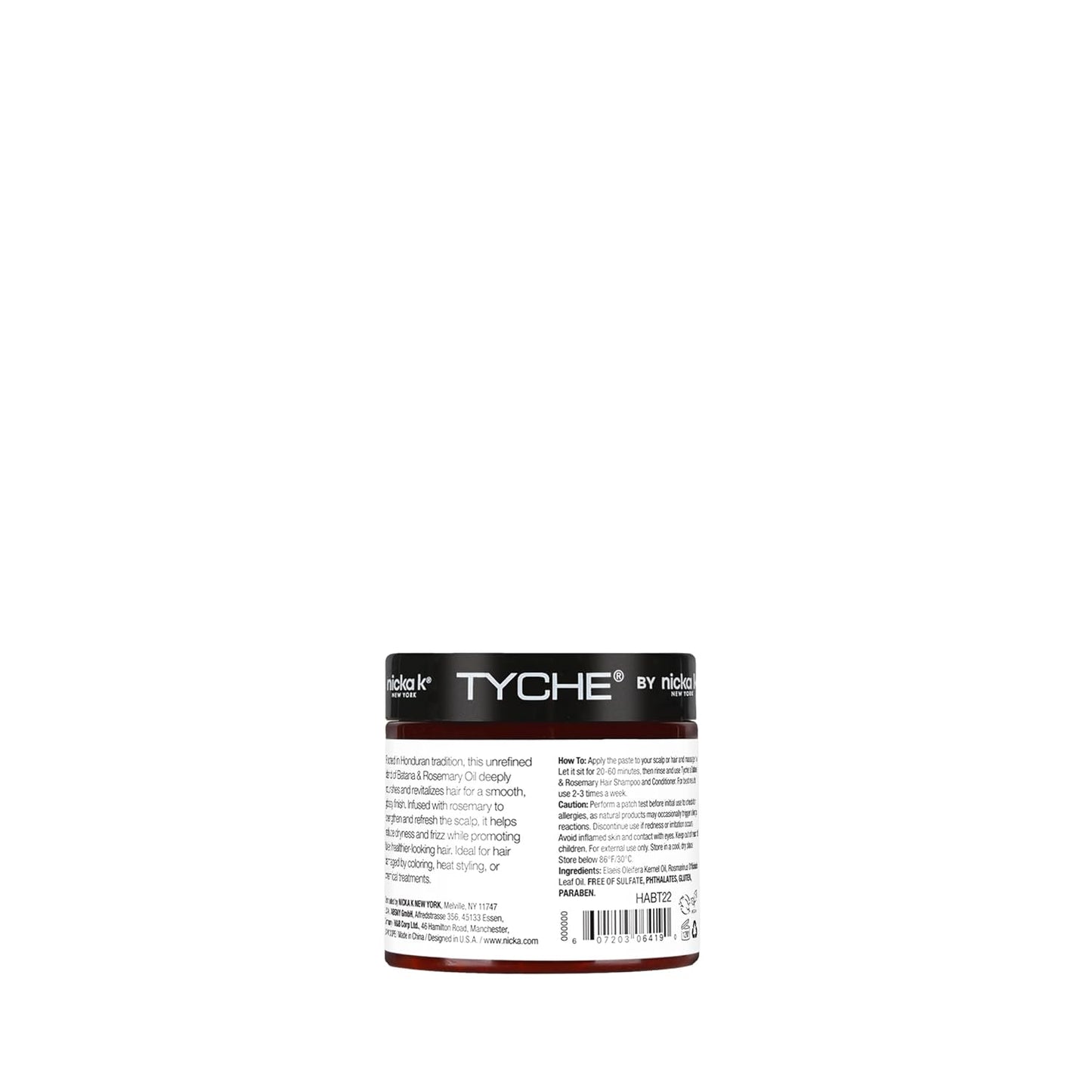 Tyche by NICKA K NEW YORK 100% Natural Batana + Rosemary Oil for Hair and Scalp, 6.3 Oz, Strengthens Hair, Reduces Breakage
