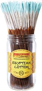 Wild Berry Incense Sticks - Egyptian Cotton - Crisp Linen and Cotton Scent - Hand Dipped in The USA (100 Count)