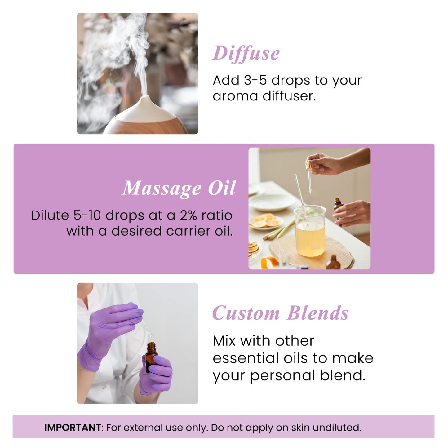 Handcraft Blends Relaxing Body Set: Fractionated Coconut Oil (16 Fl Oz) and Lavender Essential Oil (4 Fl Oz) – 100% Pure & Natural – for Massage, Sleep, and Skin Hydration
