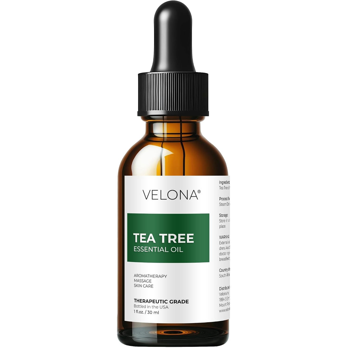 Tea Tree Essential Oil by Velona - 1 Fl Oz