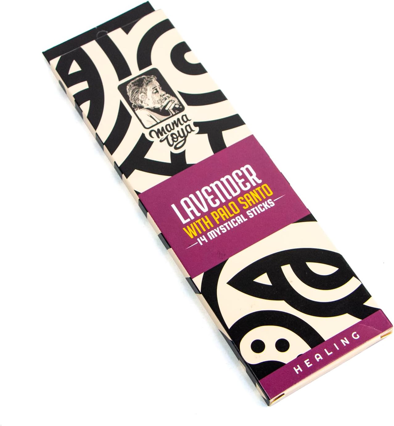 Lavender with Palo Santo Incense Sticks (14 Mystical Sticks) – Calming, Healing, Purifying & Natural Handcrafted Aroma