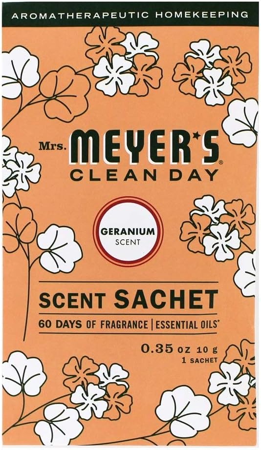 Mrs. Meyer's Scent Sachets, Geranium, 1 CT