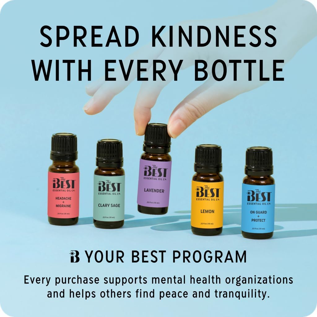 The Best Circulation + Inflammation Essential Oil Blend- Premium Grade- 100% Pure & Natural for Aromatherapy, Diffuser, Spa, Massage, Air Freshener- 10 ml (.33 fl oz)