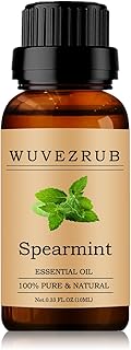 Spearmint Essential Oils 10ML, 100% Pure and Natural Essential Oil for Aromatherapy Diffuser - 0.33 Fl Oz/Spearmint