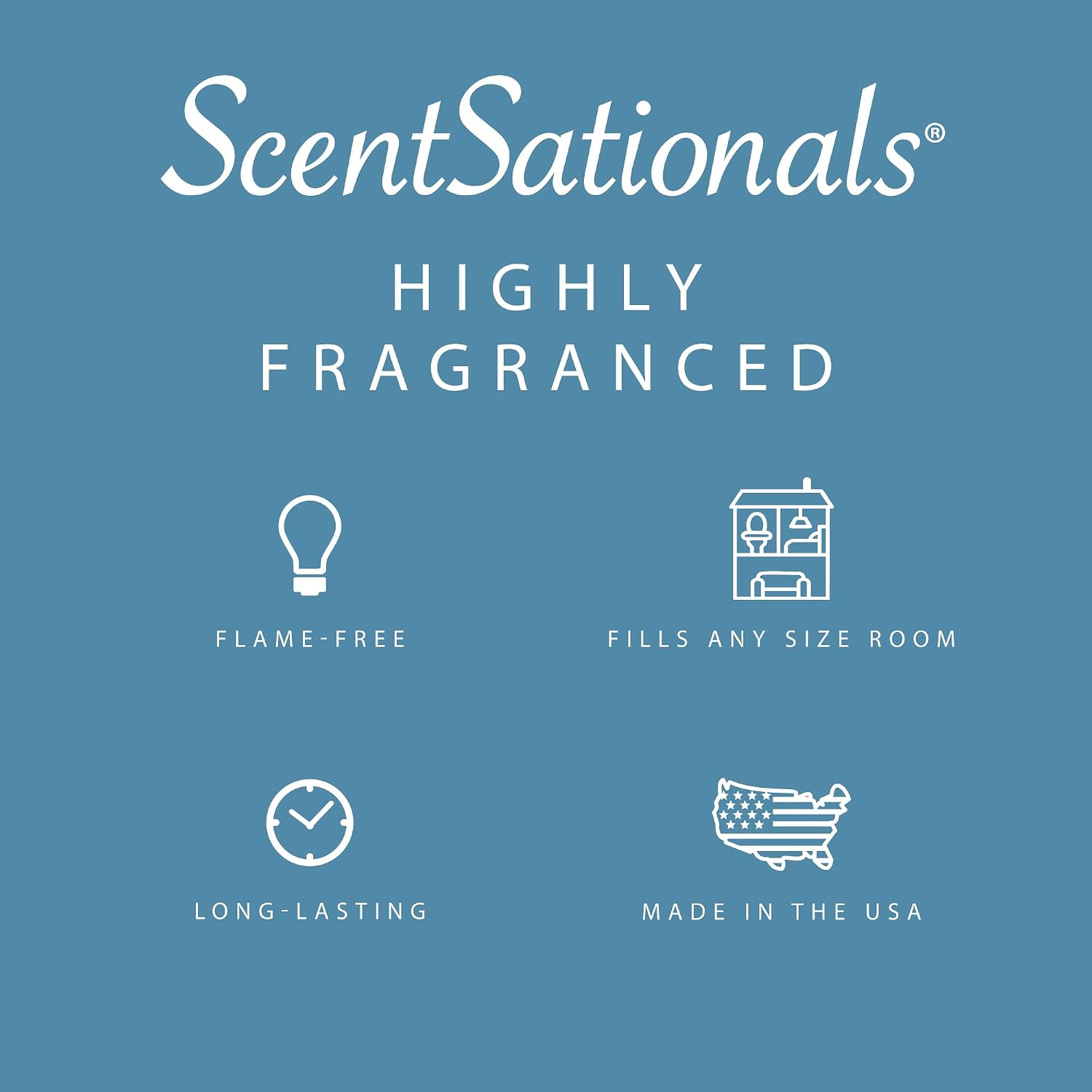 ScentSationals Coral Shores Scented Wax Melts - Mango, Pineapple, & Beach Blossoms, 10oz (24 Cubes)