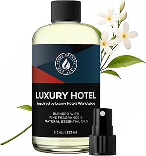 Aroma Country Ritzy Luxury Hotel Diffuser Oil - Luxury Hotel Scent for Diffuser & Air Fresheners - Essential Oil Diffuser Refill, Home Fragrance Collection with Gardenia & Amber (8.5 Fl. Oz)