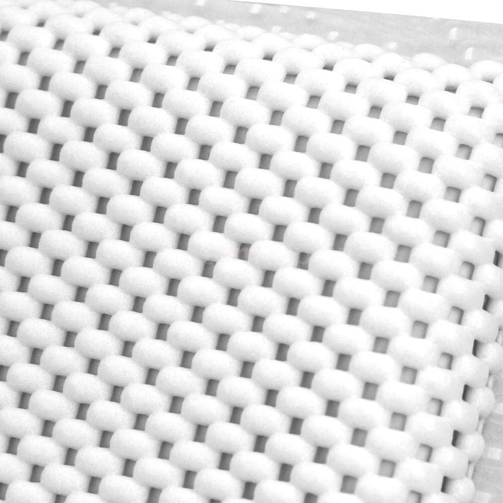 Bath Pillow for Tub with 8 Suction Cups and Drying Hook, Non-Slip Bathtub Headrest Foam Cushion, Waterproof, 11.5 x 7.5 x 2 Inches