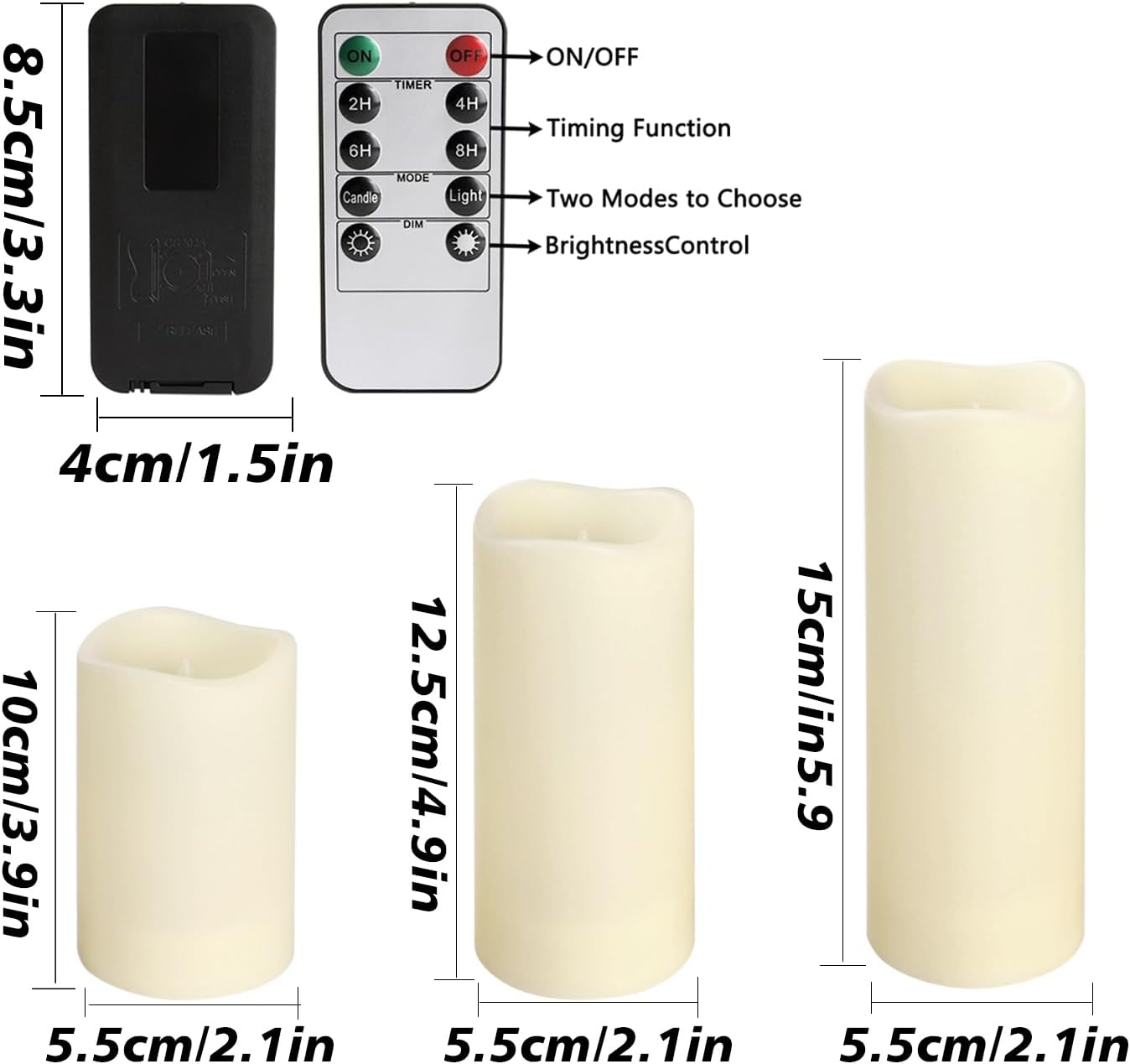 36Pack Flameless LED Candles, Waterproof for Indoor & Outdoor Use, Equipped with 10-Key Remotes & Timer, Ideal for Weddings, Table Decor, Festivals & Home Accents…