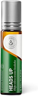Aromatics International Heads Up Essential Oil Blend Roll On, 10ml | Aromatherapy for Clear Focus
