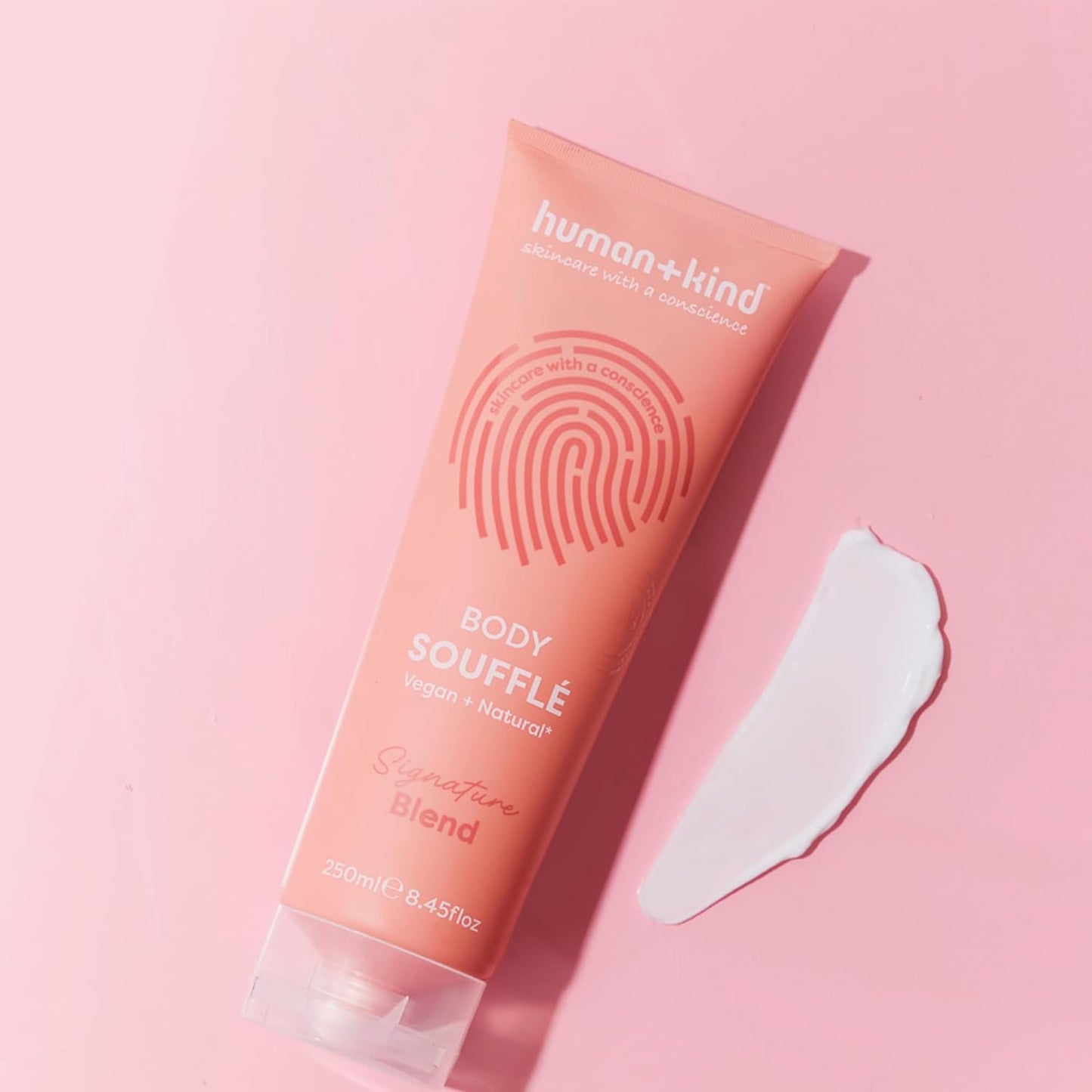Human+Kind Signature Blend Body Souffle - Fast Absorbing Body Lotion - Hydrates Skin with Formulated Shea Butter and Apricot Kernel Oil - 8.5 oz