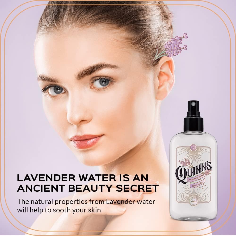 Quinn’s Lavender Water Natural Pillow Spray Relaxing Aromatherapy Mist 8oz