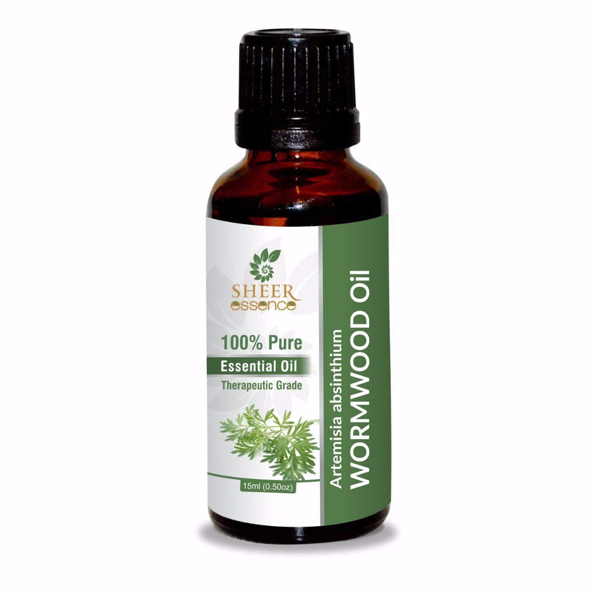 Wormwood Oil (Artemisia Absinthium) Essential Oil 100% Pure Natural Undiluted Uncut Therapeutic Grade Oil 0.50 OZ