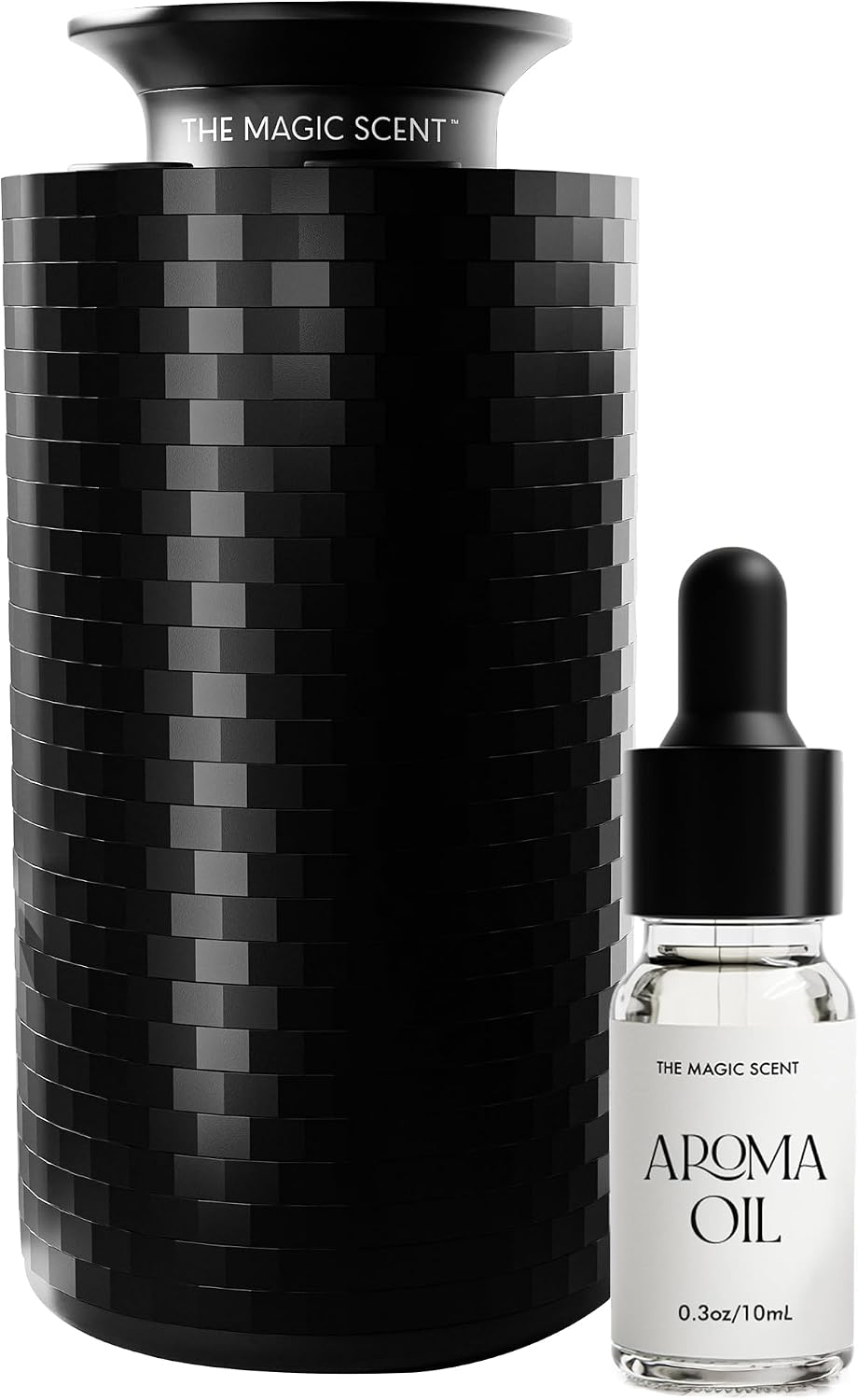 The Magic Scent Mini Car Diffuser - Waterless Scent Machine for Home & On-The-Go - Intensity Control & Timer - Waterless Oil Diffuser - Rechargeable Smart Car Air Freshener up to 400 sq. ft.