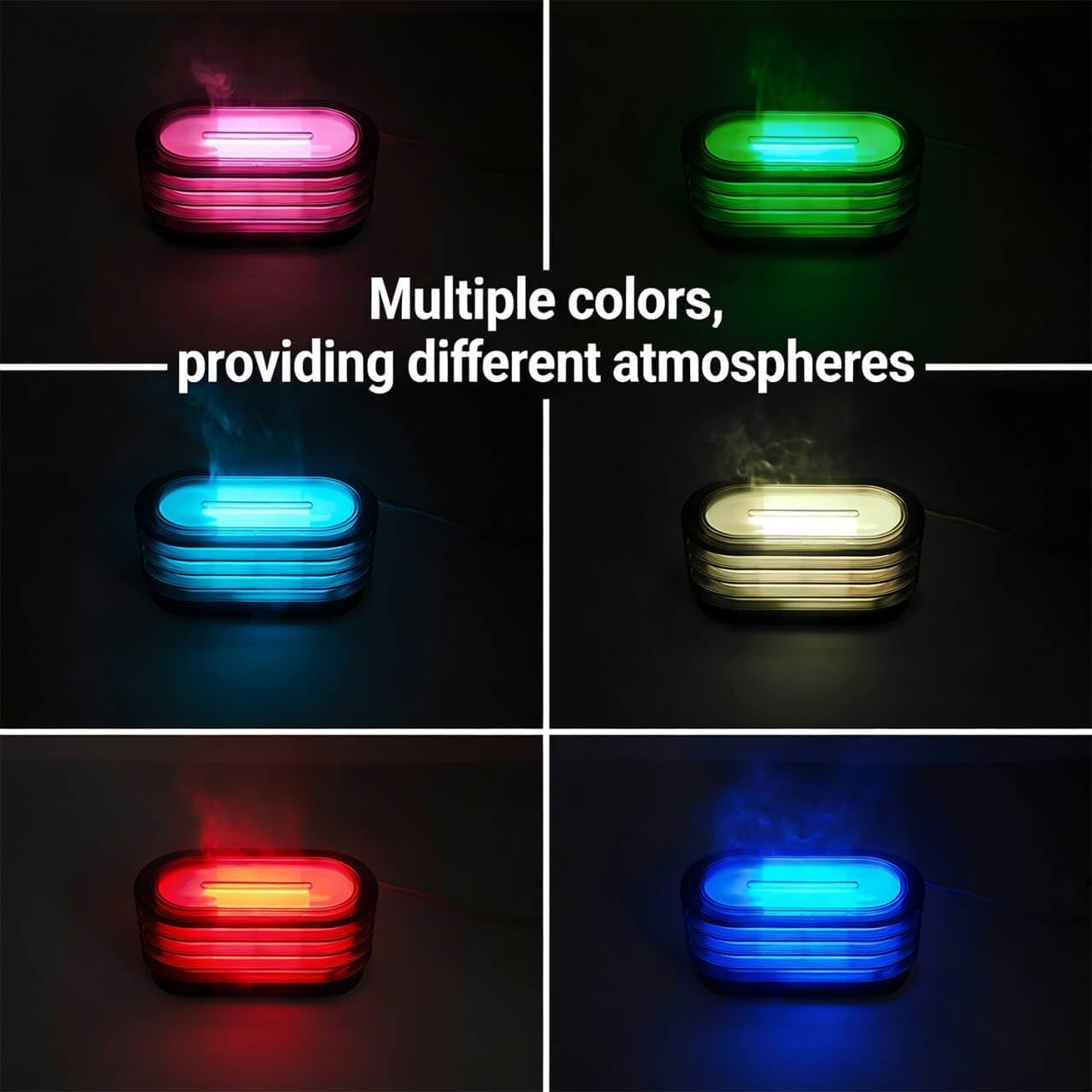 Aroma Diffuser, 120ml Ultrasonic Essential Oils Diffusers with Cool Mist, Salt Lamp Aromatherapy Diffuser with Auto-Off Protection for Home, Office, Bedroom