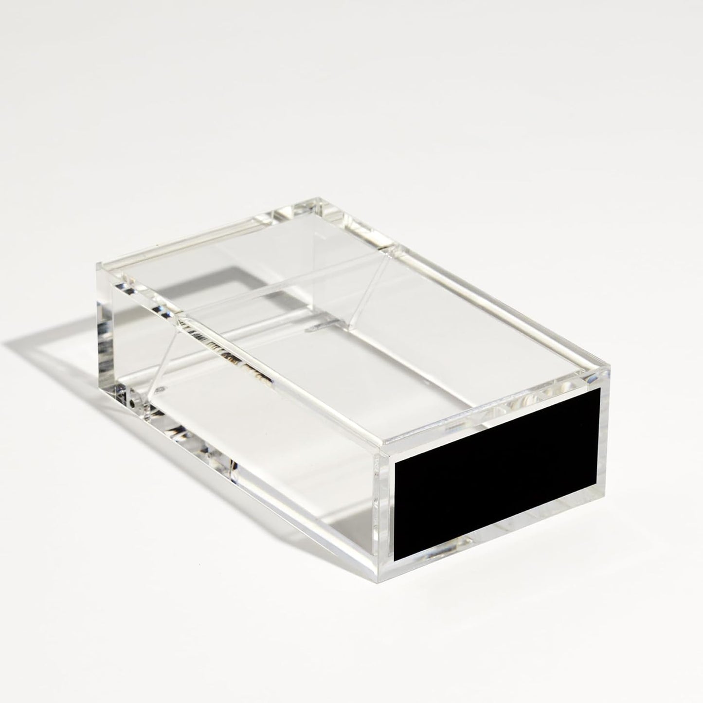 GLINT Design Luxe Acrylic Case Holder for 4" Safety Matches (White / Natural)