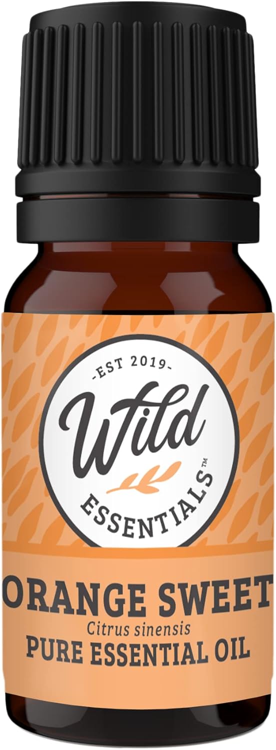 Wild Essentials 4-Piece 100% Pure Therapeutic Grade Essential Oil Sampler Set - Aromatherapy Gift Set - Includes Lavender, Peppermint, Lemongrass and Orange- 5ml Bottles