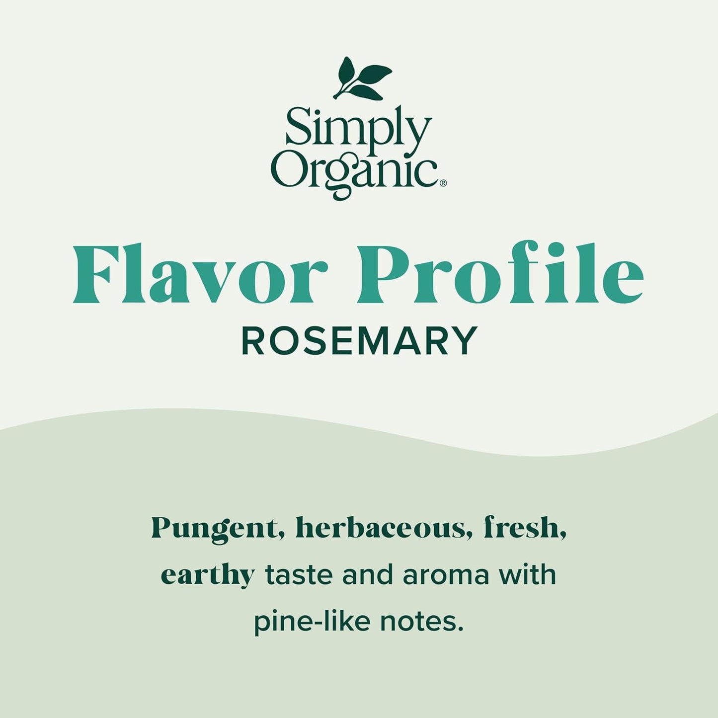 Simply Organic Whole Rosemary Leaf, 1.23 Ounce, Pungent, Herbaceous, Fresh Earthy Taste & Aroma, Kosher, Certified Organic