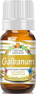 Pure Gold Essential Oils Galbanum Essential Oil 0.33 Fl Oz – Therapeutic Grade Galbanum Oil