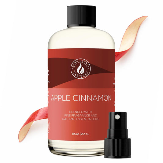 Aroma Country Apple Cinnamon Diffuser Oil - Luxury Essential Oils for Diffuser Refill & Air Freshener Room Spray