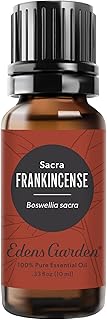 Edens Garden Frankincense- Sacra Essential Oil- 100% Pure Premium Grade, Undiluted, Natural, Therapeutic, Aromatherapy, The Best for Diffuser, Skin, Humidifiers, Kid Safe 10 ml (.33 fl oz)