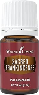 Young Living Sacred Frankincense Essential Oil 5ml | Pure Boswellia Sacra Resin Oil | Aromatherapy for Meditation & Diffuser Use | Calming Woodsy Aroma