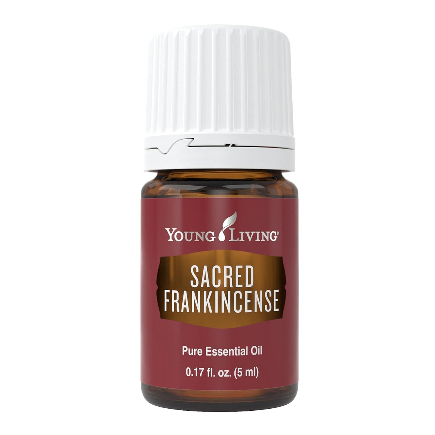 Young Living Sacred Frankincense Essential Oil 5ml | Pure Boswellia Sacra Resin Oil | Aromatherapy for Meditation & Diffuser Use | Calming Woodsy Aroma
