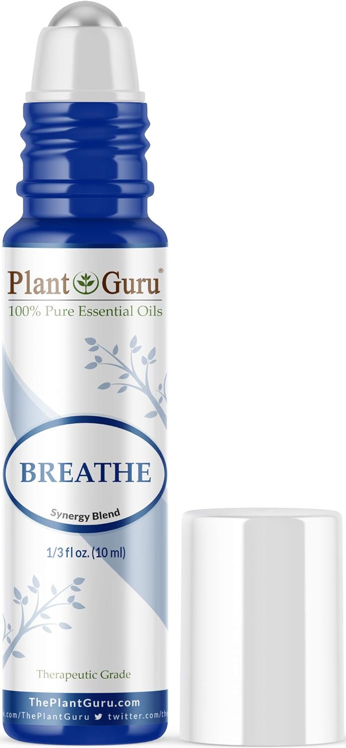 Breathe Essential Oil Blend Roll On 10 ml 100% Pure Pre-Diluted Therapeutic Grade