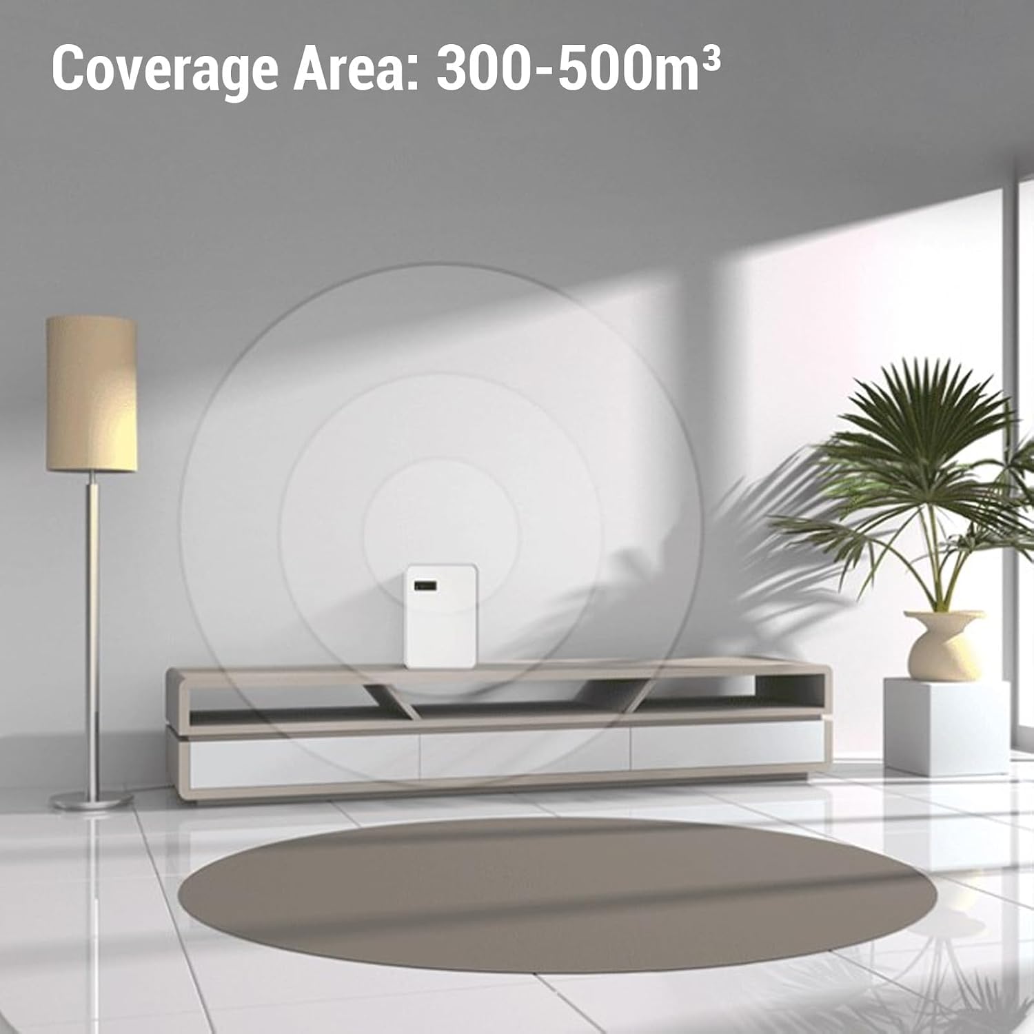 Smart Scent Air Machine, 1500 Sq. Ft Wall Aromatherapy Diffuser, Waterless Essential Oil Diffuser with Cold, Diffuser for Home, Hotel, Spa, Office, (US