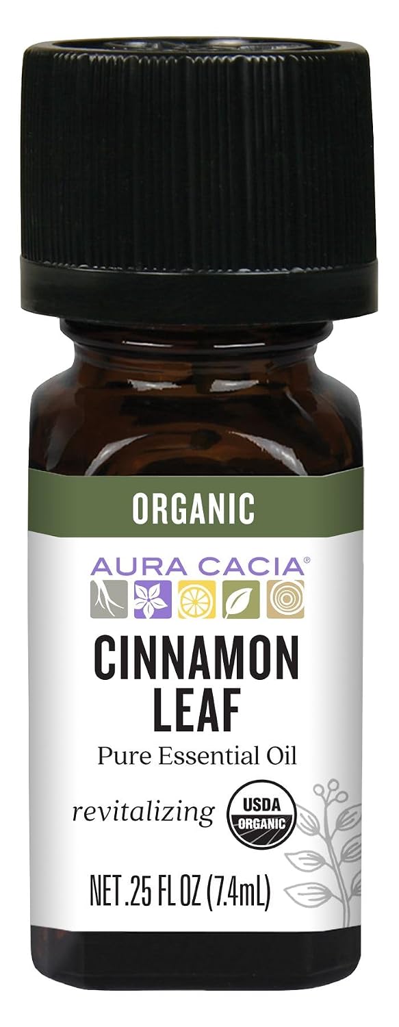 Aura Cacia Organic Cinnamon Leaf Essential Oil